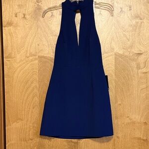 Express Navy Blue Sleeveless Formal Dress